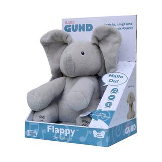 Gund  Baby Peluche Animée Flappy L'Éléphant, Allemand 