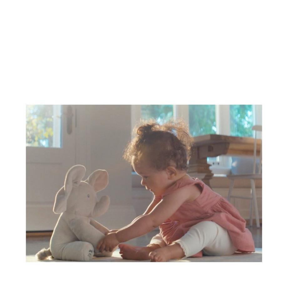 Gund  Baby Soffice Animale Di Peluche Animato Flappy L'Elefante, Tedesco 