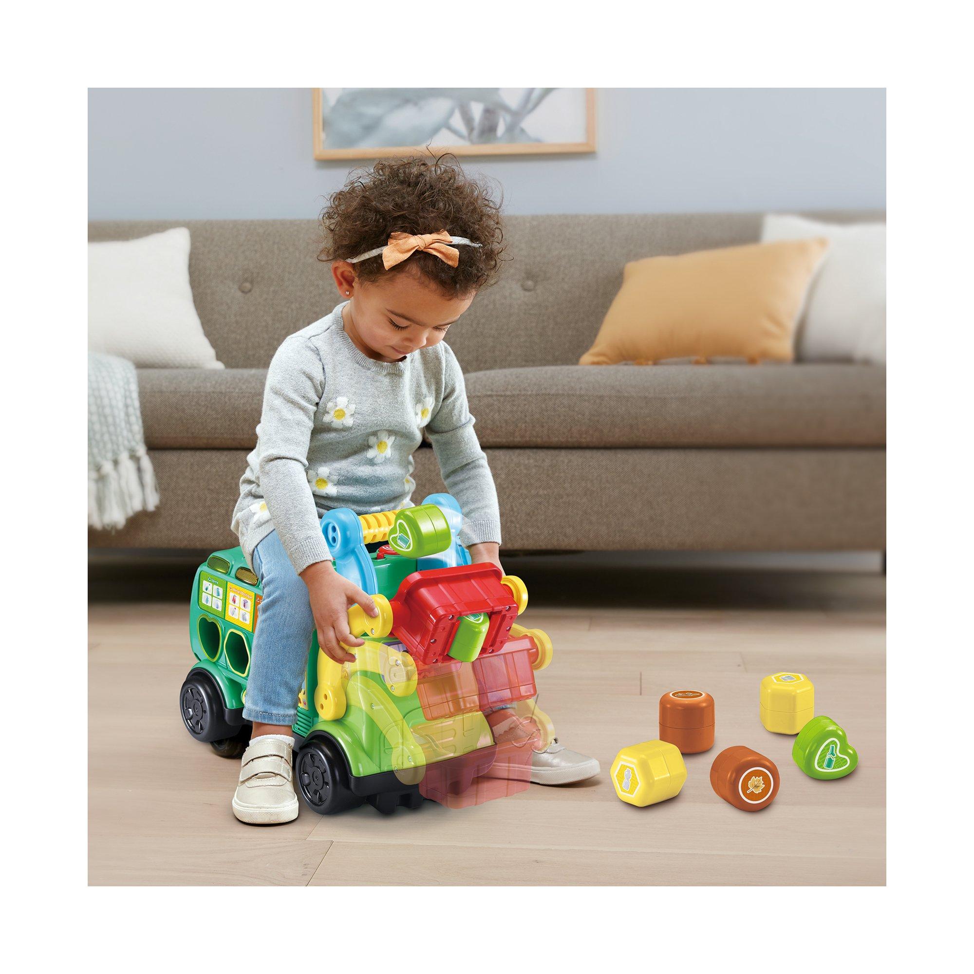 vtech  Maxi camion della spazzatura recyclo'forms, francese Multicolore