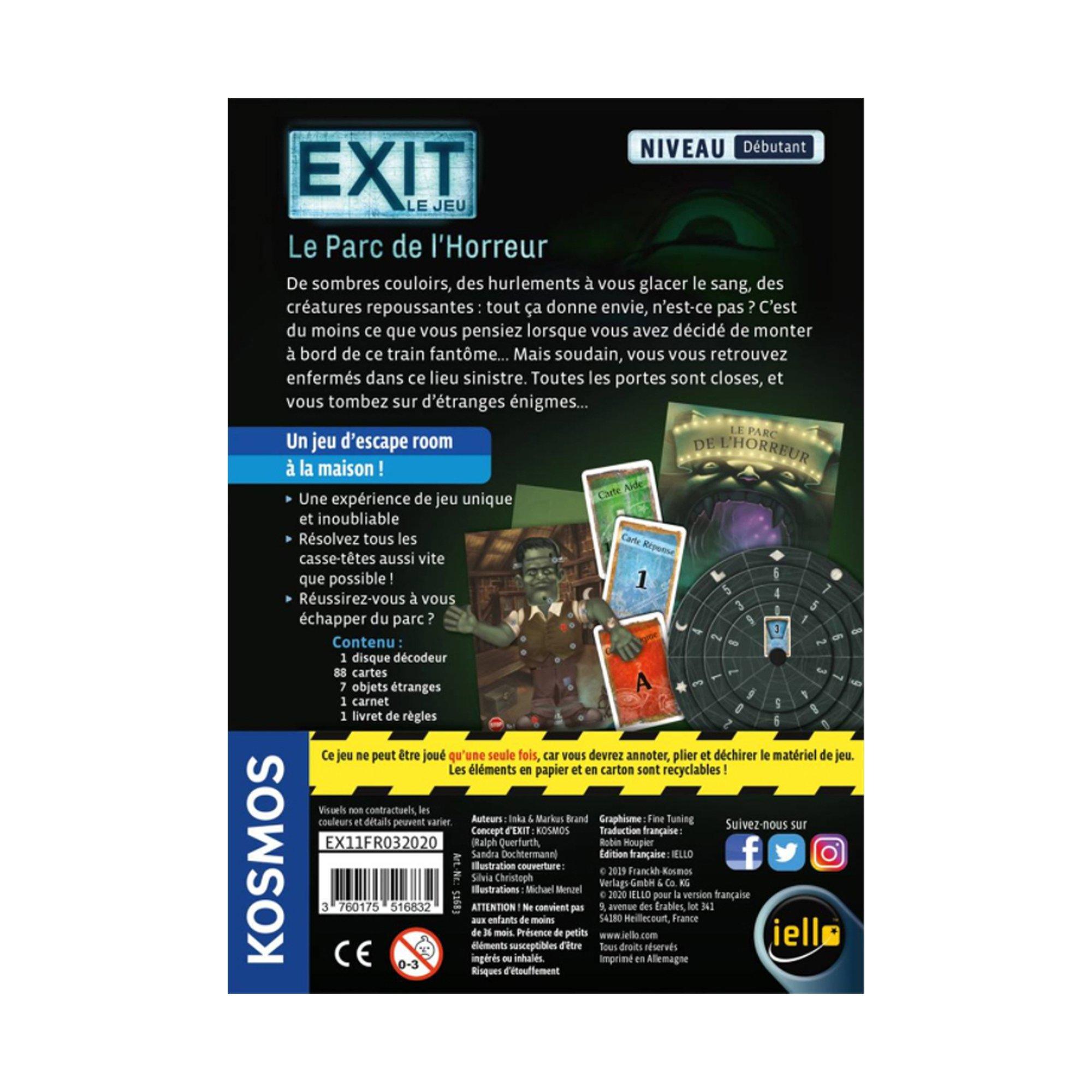 iello  Exit, Der Horror-Park, Französisch 