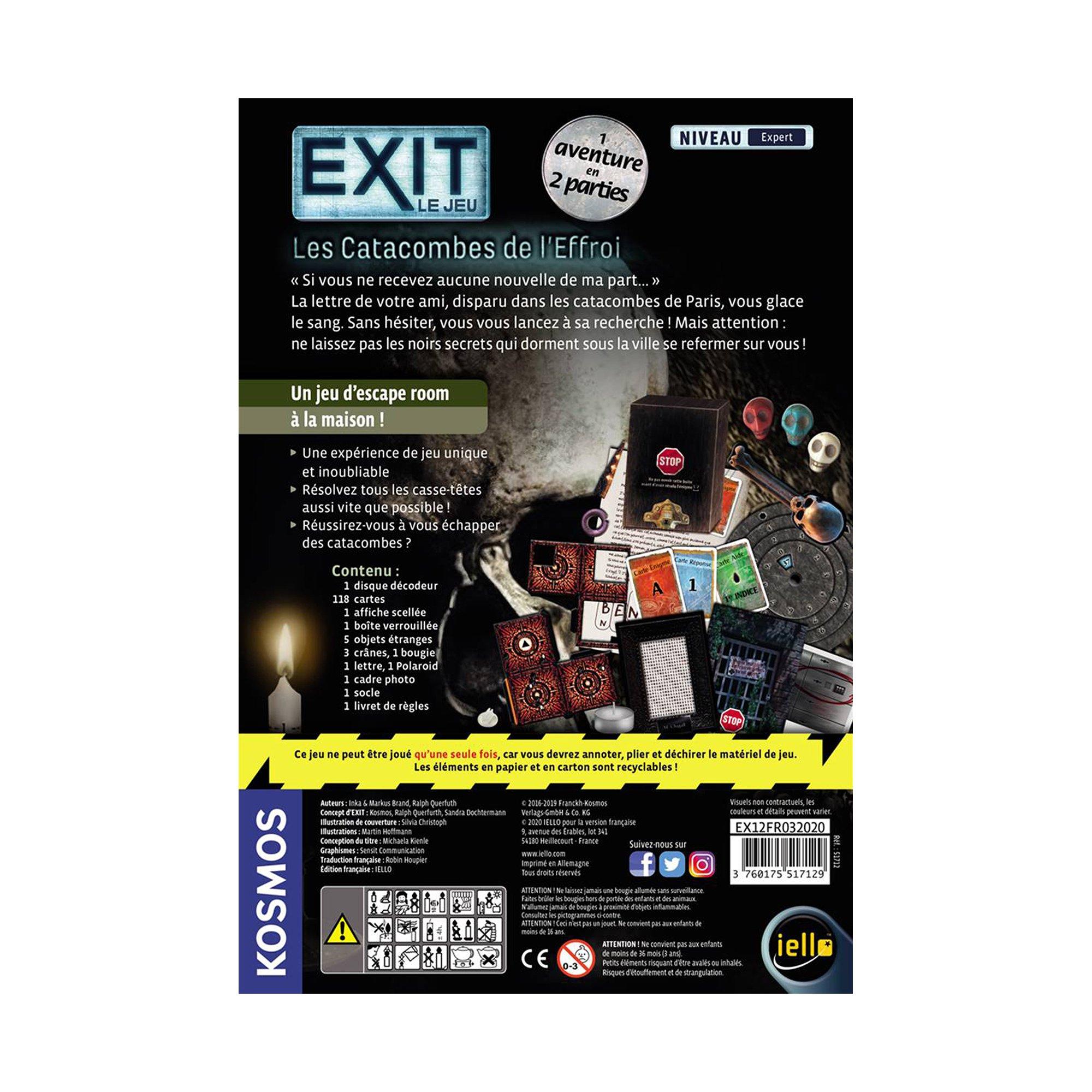 iello  Exit Die Katakomben der Furcht, Französisch 