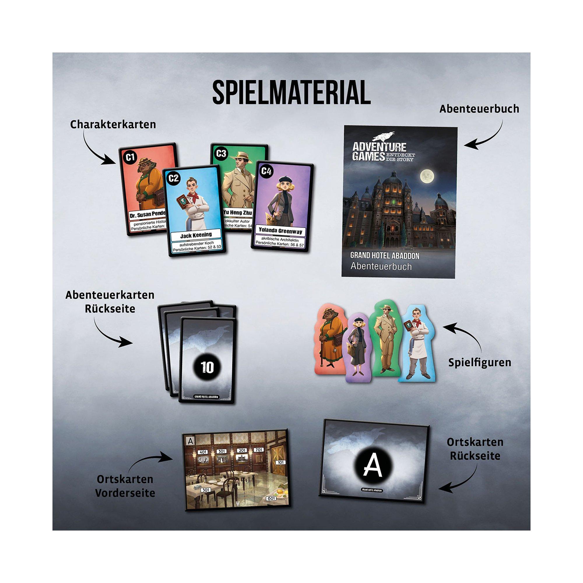 Kosmos  Adventure Games - Grand Hotel Abaddon, Deutsch 