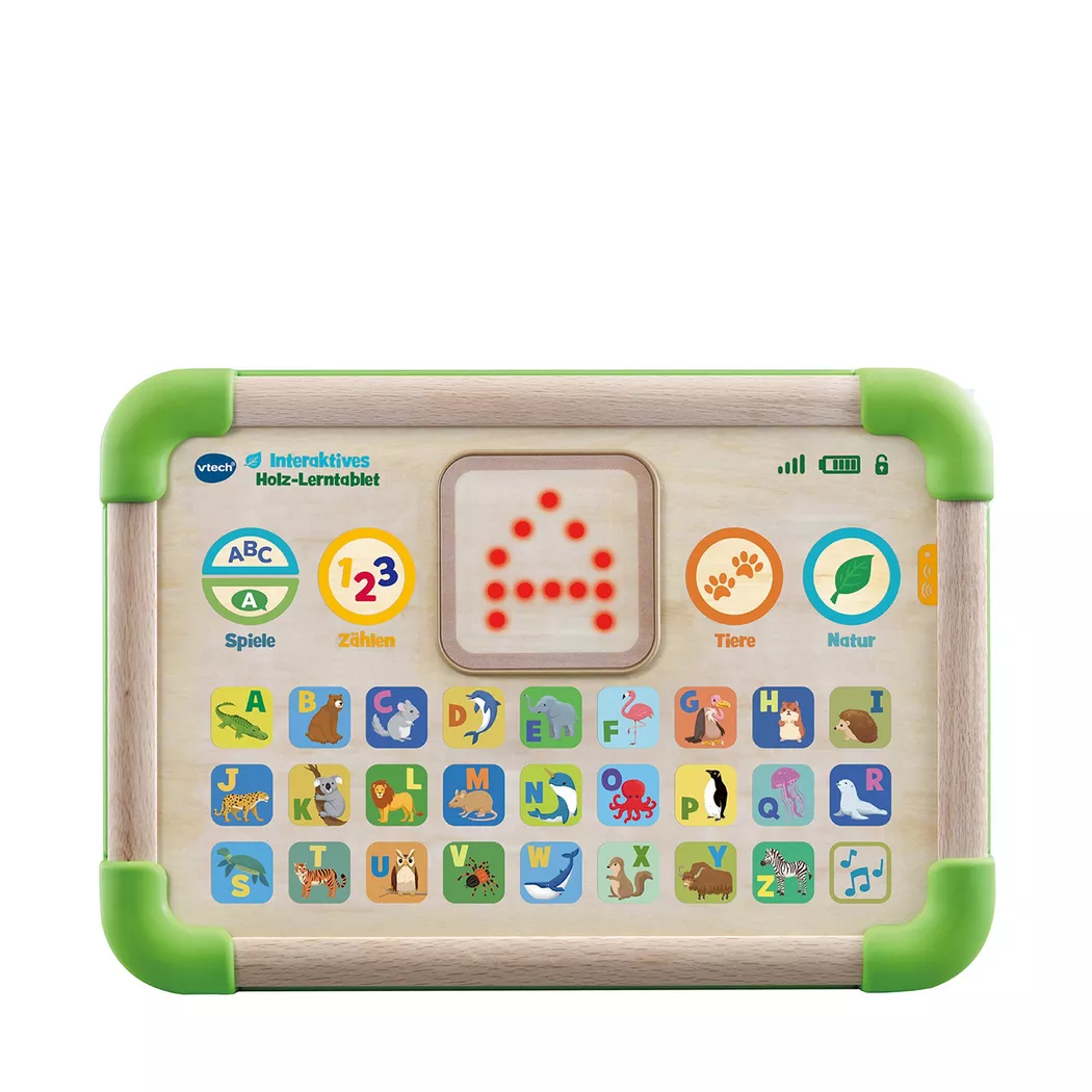 VTech - Interaktives Holz-Lerntablet, deutsch, Multicolor