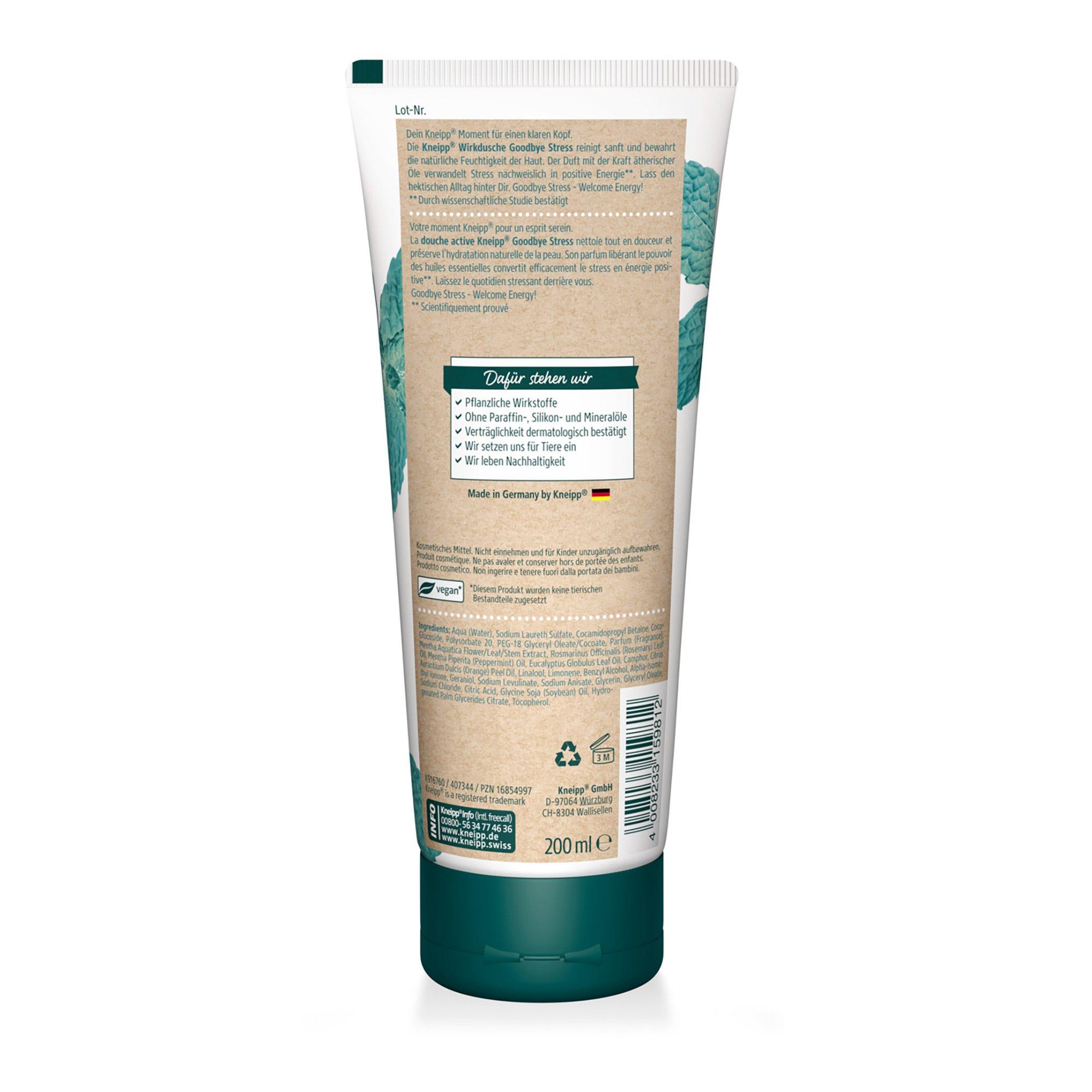 Kneipp Wirkdusche Goodbye Stress Doccia Goodbye Stress 