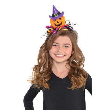 Kinder-Haarreif Halloweenkürbis