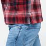 TOMMY HILFIGER Camicia a maniche lunghe SHADOW CHECK OVERSHIRT Rosso