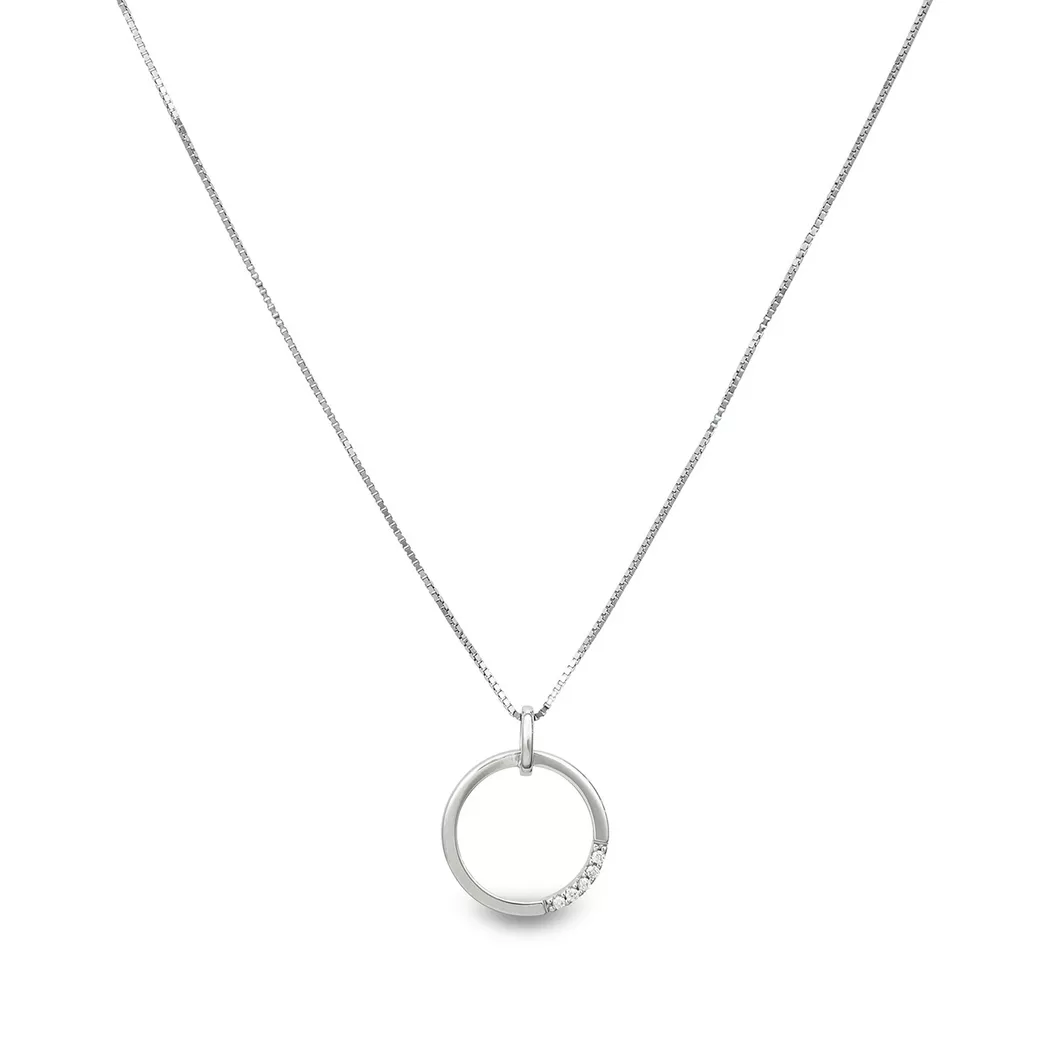 L' Atelier Gold 18 Karat by Manor - Halskette, 42cm, Weissgold 8