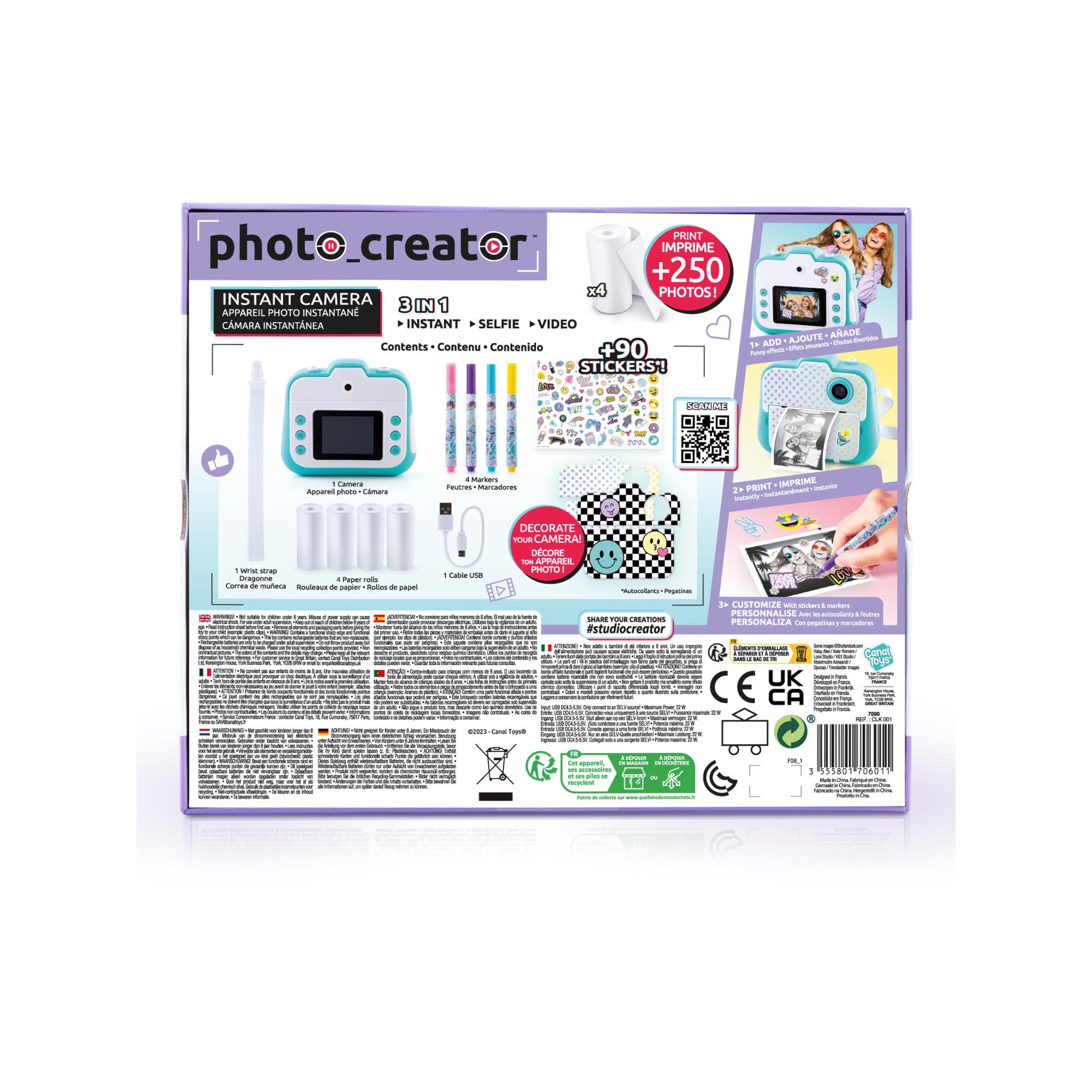 Canal Toys  Instant Camera, Photo Creator 