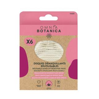 Omnia Botanica Wiederverwendbare Wattepads Wiederverwendbares Wattepads Set, 6 Stk. 