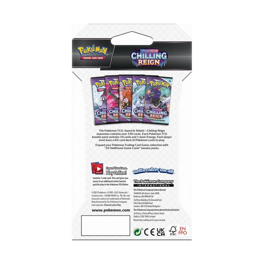 Pokemon  Sword & Shield Chilling Reign, assortiment aléatoire 