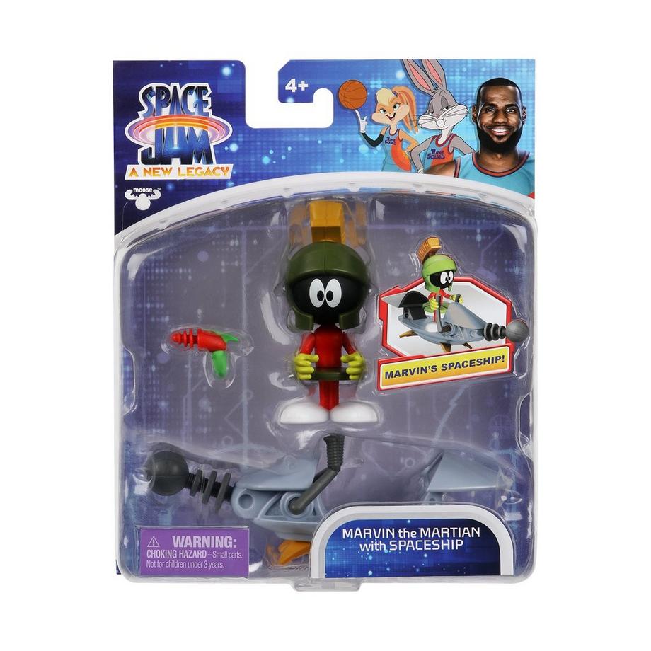 Moose Toys  Space Jam Marvin il marziano con astronave 