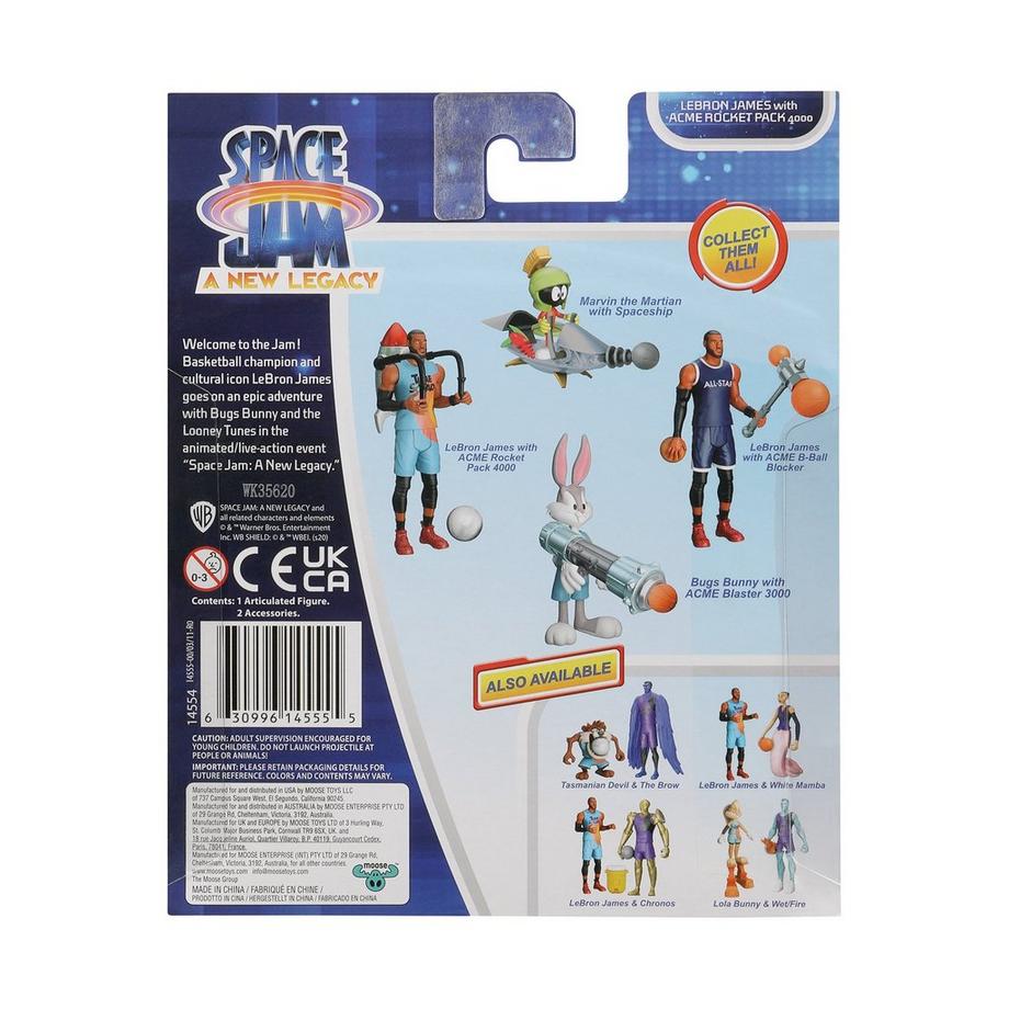 Moose Toys  Space Jam Marvin il marziano con astronave 