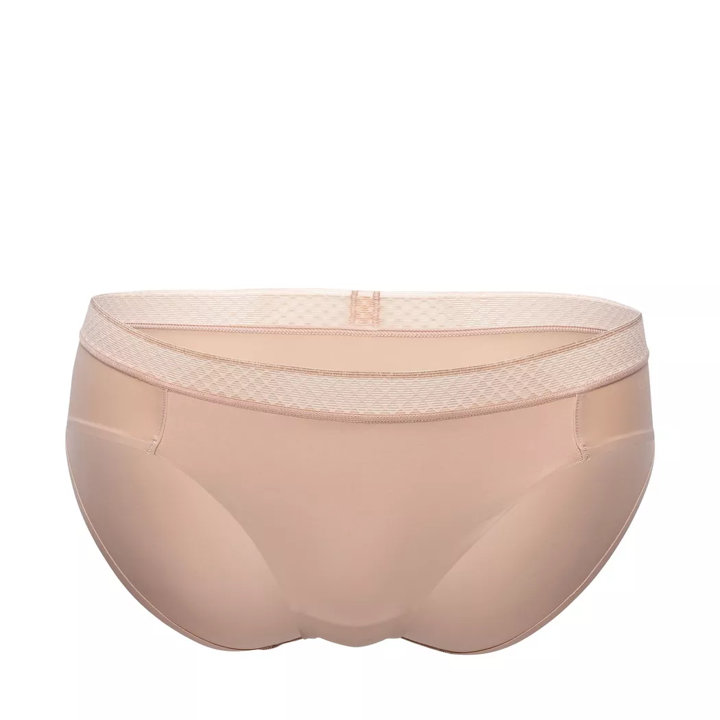 Calvin Klein - Slip aus Mikrofaser, für Damen, Ecru, Größe L
