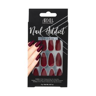 ARDELL  Nail Addict Bordeaux, Ongles Artificiels 