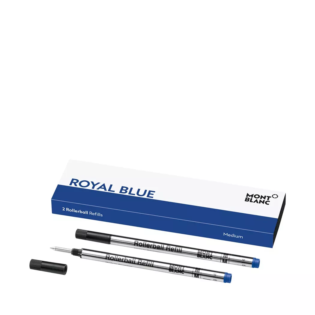Montblanc - Ersatzminen Tintenroller, 2 Stück, Blau