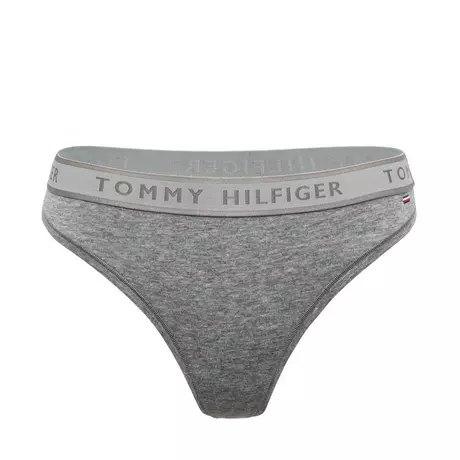 TOMMY HILFIGER Lange Leggings Tommy Original Dunkelgrau