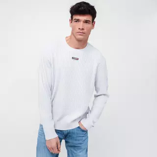 TOMMY JEANS Pullover  Silber