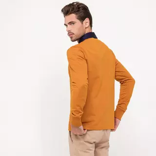 GANT Poloshirt, Regular Fit, langarm  Senfgelb