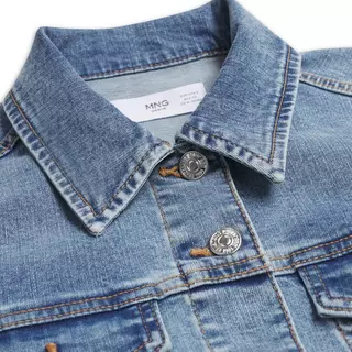 MANGO VICKY Veste en jean avec boutons Bleu 1