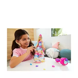 Poupée Barbie Tresses Magiques - BARBIE - Princesse - 3 ans et +