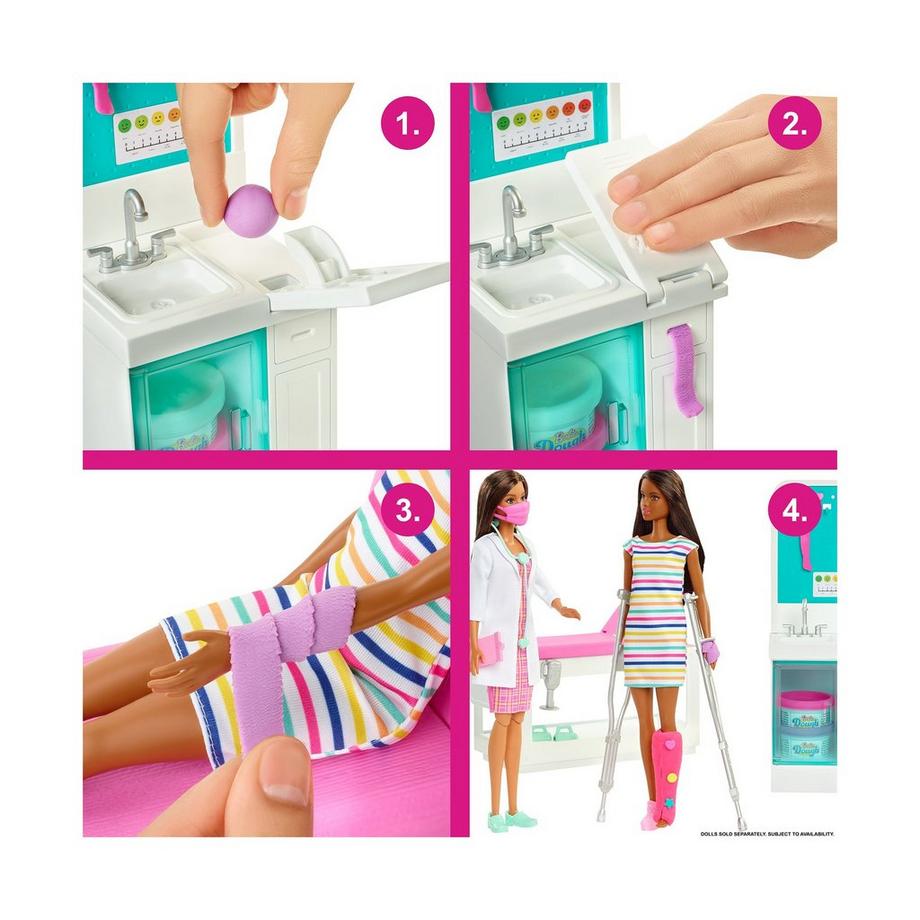 Barbie  "Gute Besserung" Krankenstation Spielset mit Puppe 