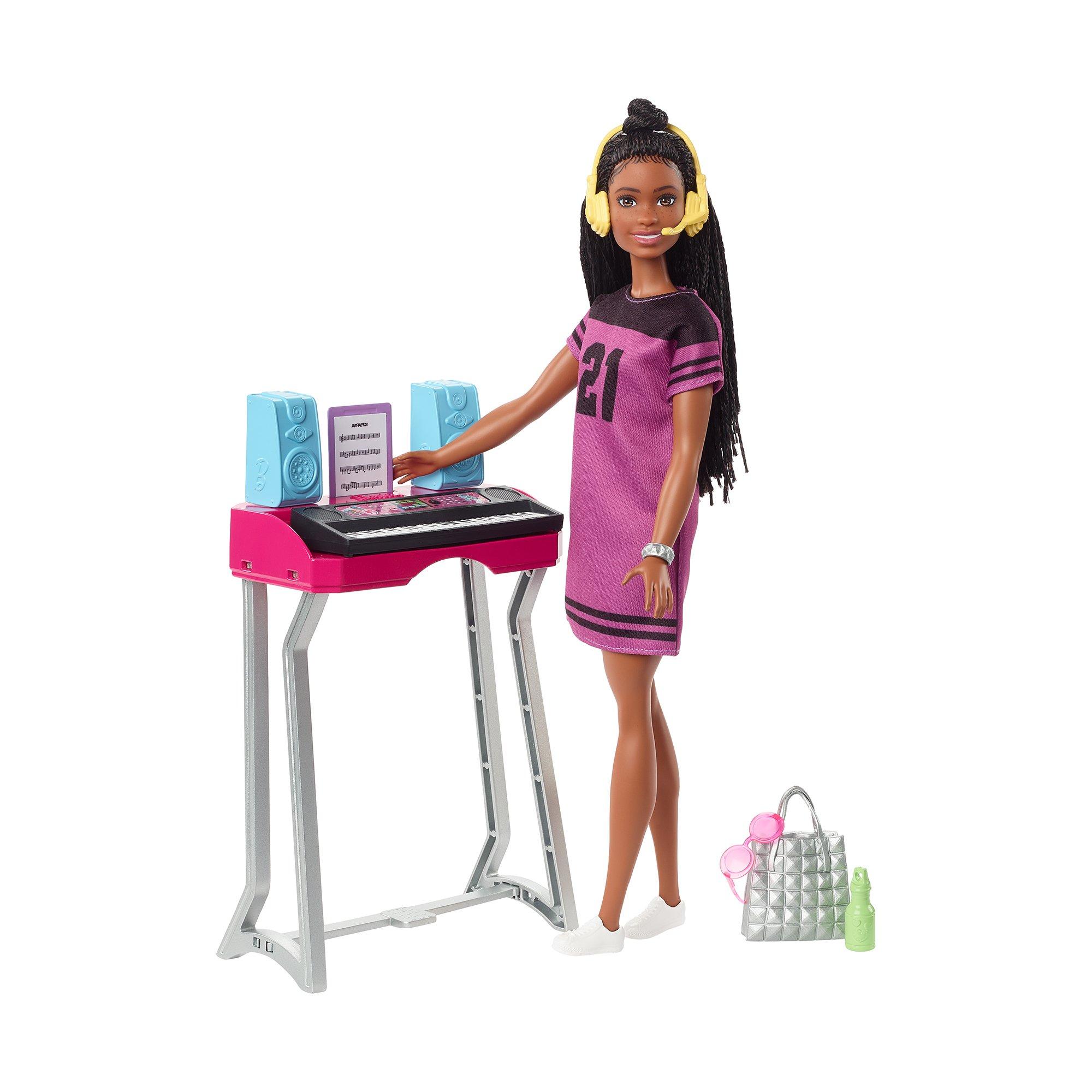 Image of Barbie Big City, Big Dreams Brooklyn Aufnahmestudio Spielset mit Puppe