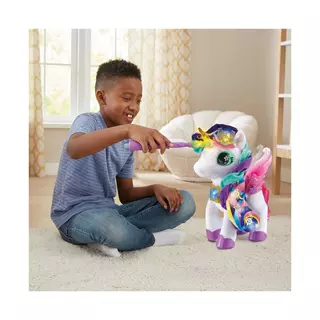 VTech - Peluche licorne interactive au maquillage magique - Styla