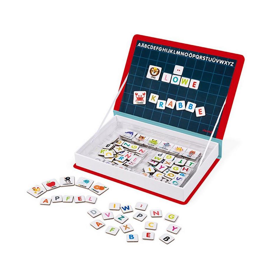 Janod  Magnetbuch Alphabet, Deutsch 