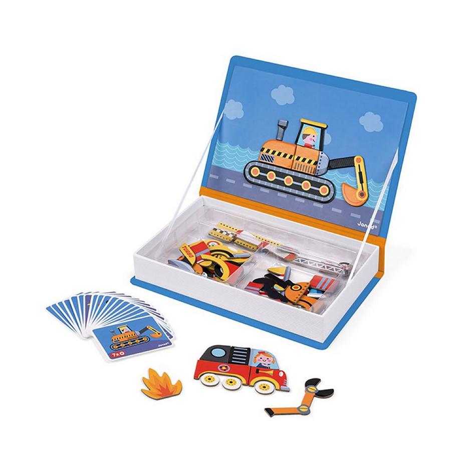 Janod  Magnetbuch Fahrzeuge 