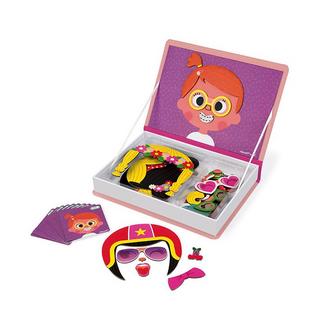 Janod  Livre magnétique Visages fous Girls 