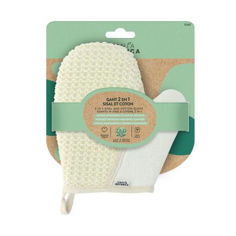 Omnia Botanica 2in1 Handschuh Sisal und Baumwolle Guanto 2 in 1 in sisal e cotone 