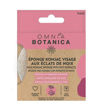 Omnia Botanica Konjac Gesichtsschwamm mit Nussextrakten Eponge konjac visage noix 