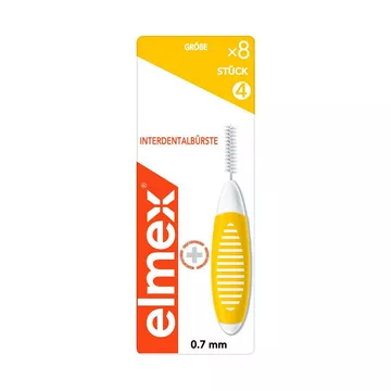 Brossettes Interdentaires  Jaune, Taille 4, 0.7 Mm Brossettes Interdentaires