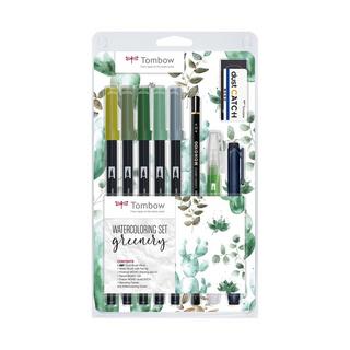 Tombow Set di pittura ad acquerello Greenery 