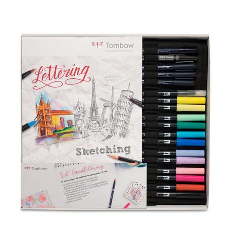 Tombow Set de feutres pinceau Greenery 