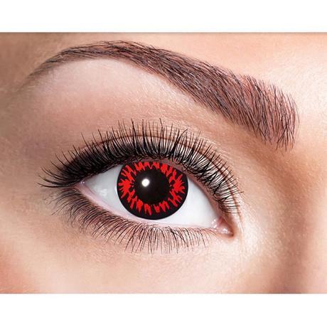 Zoelibat  Lentilles contact loup rouge 