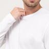 HUGO BOSS T-shirt, Classic Fit, manches longues  Blanc