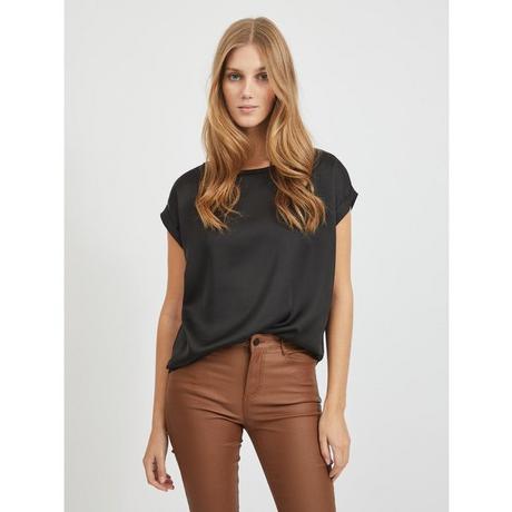 VILA Viellette Satin Look T-Shirt  