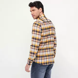 Manor Man Chemise, Modern Fit, manches longues  Jaune