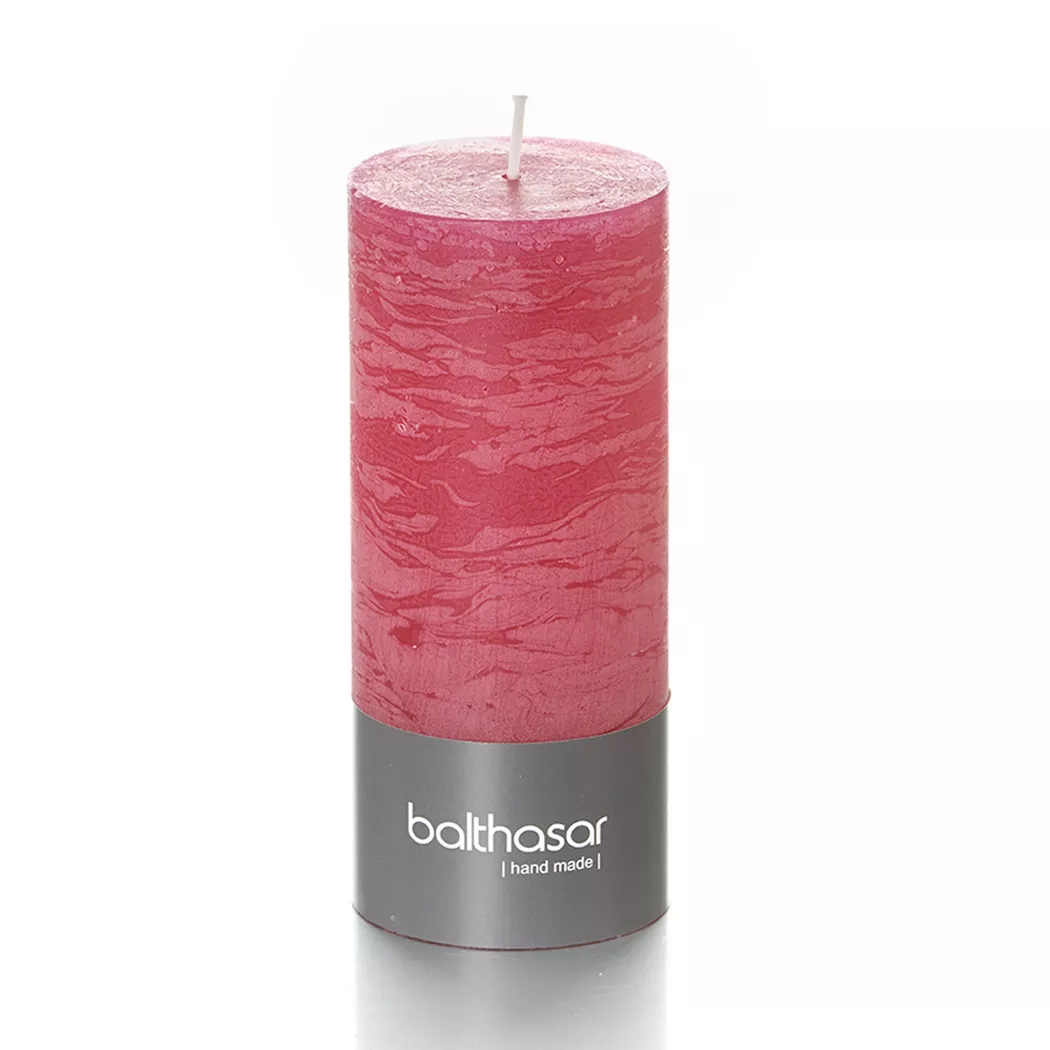 Balthasar - Kerze, 60X140MM, Himbeere