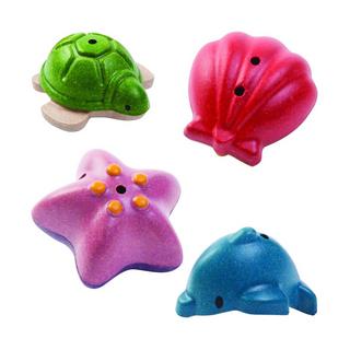 Plantoys  Set da bagno - Quattro animali marini 