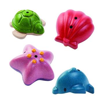 Set da bagno - Quattro animali marini