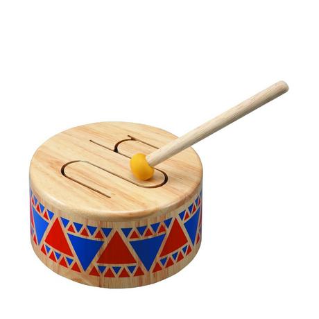 Plantoys  Holztrommel mit Schlägel   