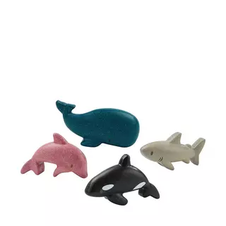 Plan Toys  Set di animali marini  Multicolore