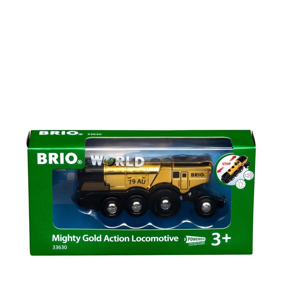 BRIO  Locomotiva a batteria d'oro 