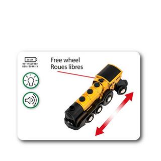 BRIO  Locomotive d'or à pile 