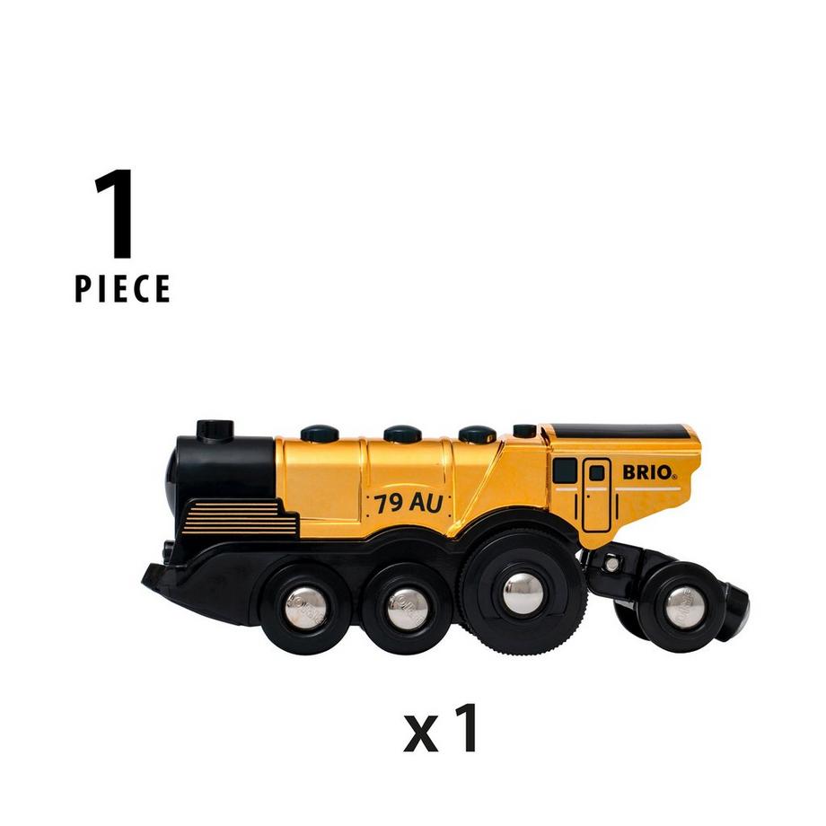 BRIO  Locomotiva a batteria d'oro 