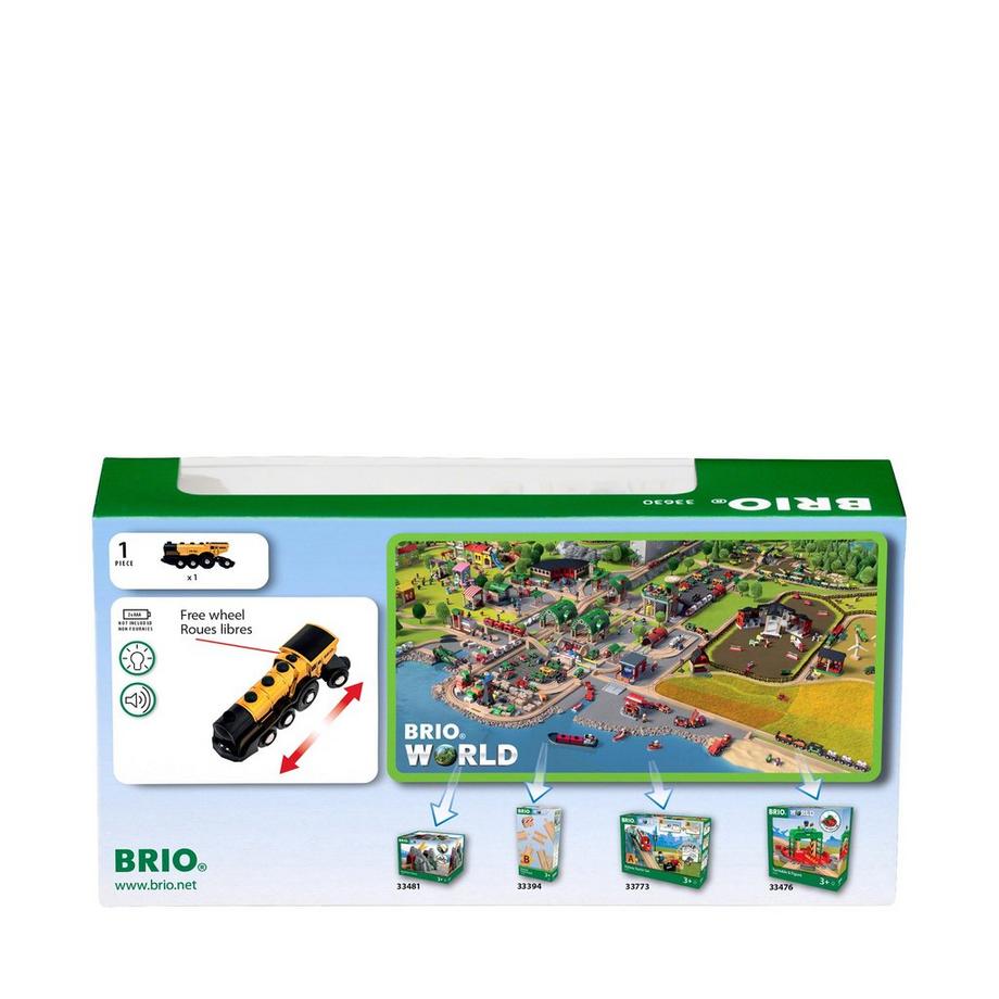 BRIO  Locomotiva a batteria d'oro 