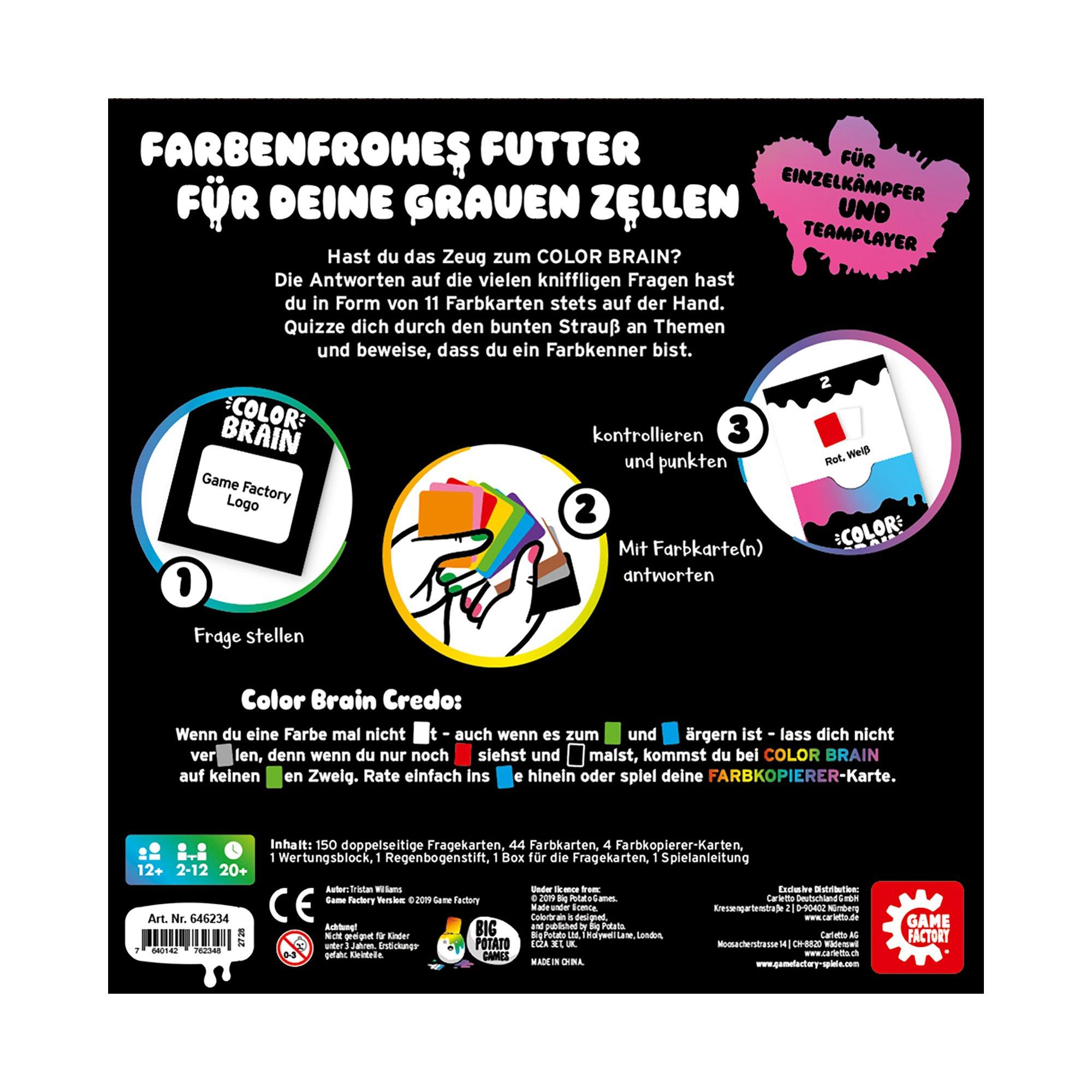 Game Factory  Color Brain, Deutsch 