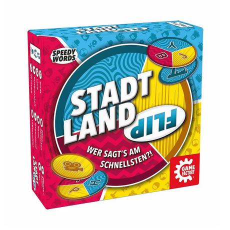 Game Factory  Stadt Land Flip, Tedesco 